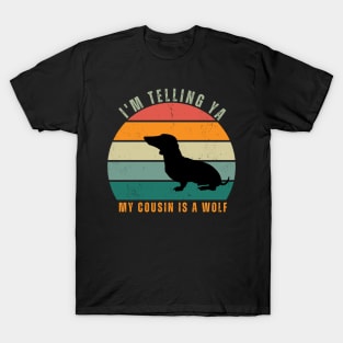 Retro Dachshund design T-Shirt